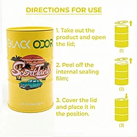Black Odor Scent Tank Air Freshener.