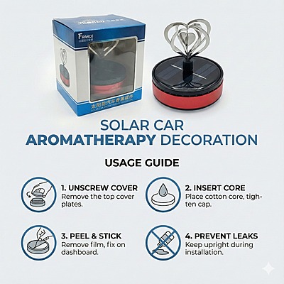 Car Perfume Heart-Shaped Rotating Air Freshener