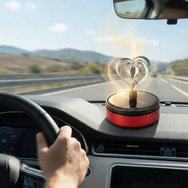 Car Perfume Heart-Shaped Rotating Air Freshener