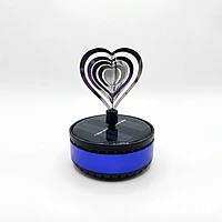 Car Perfume Heart-Shaped Rotating Air Freshener | Compact Car Perfume Air Freshener