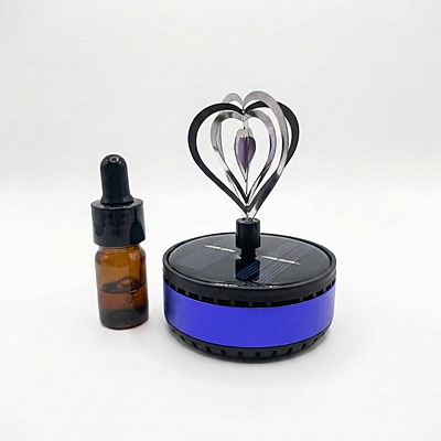 Car Perfume Heart-Shaped Rotating Air Freshener | Compact Car Perfume Air Freshener