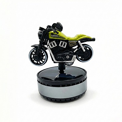 Motorcycle Rotating Car Blue Diffuser for Car (Yellow)