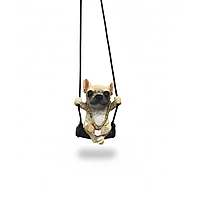 Hot Selling Cute Pet Dog Car Pendant For Rear view Mirror (Brown)