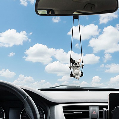 Hot Selling Cute Pet Dog Car Pendant For Rear view Mirror.