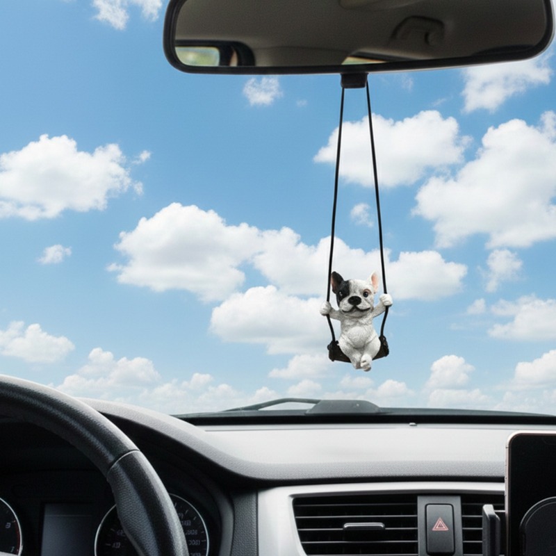 Hot Selling Cute Pet Dog Car Pendant For Rear view Mirror.
