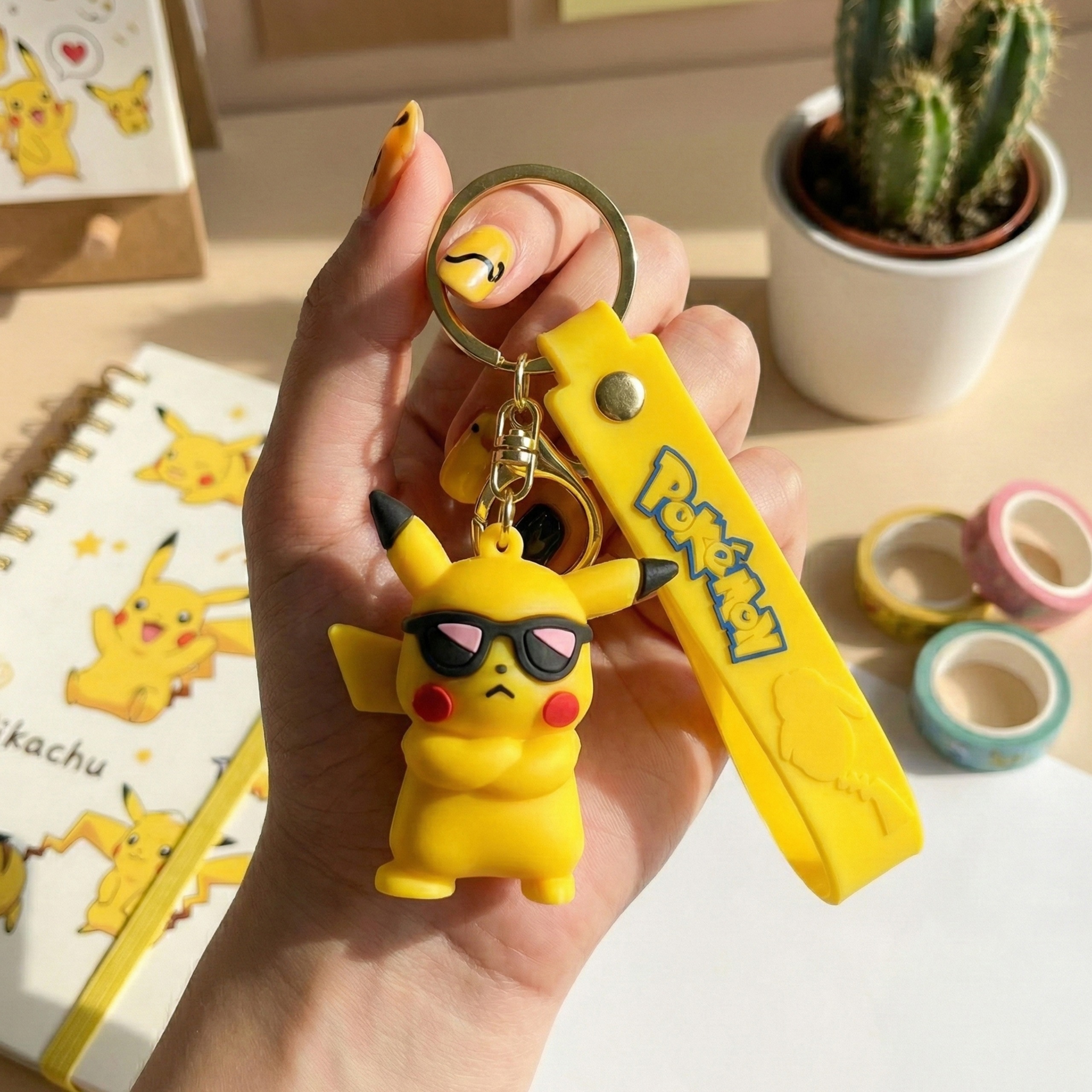 Pokémon Companion Pikachu Plush Keychain