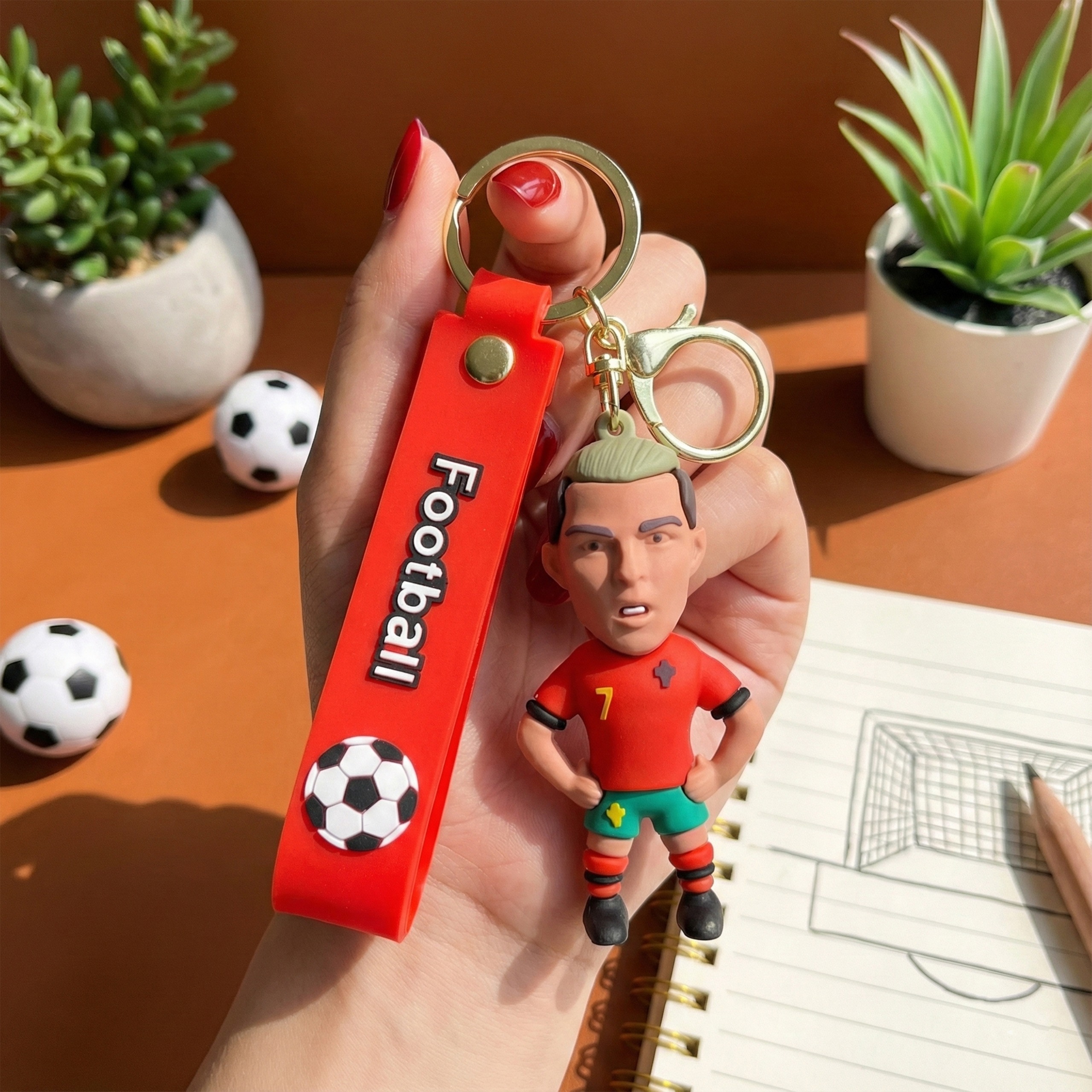 Cristiano Ronaldo 3D  keychain