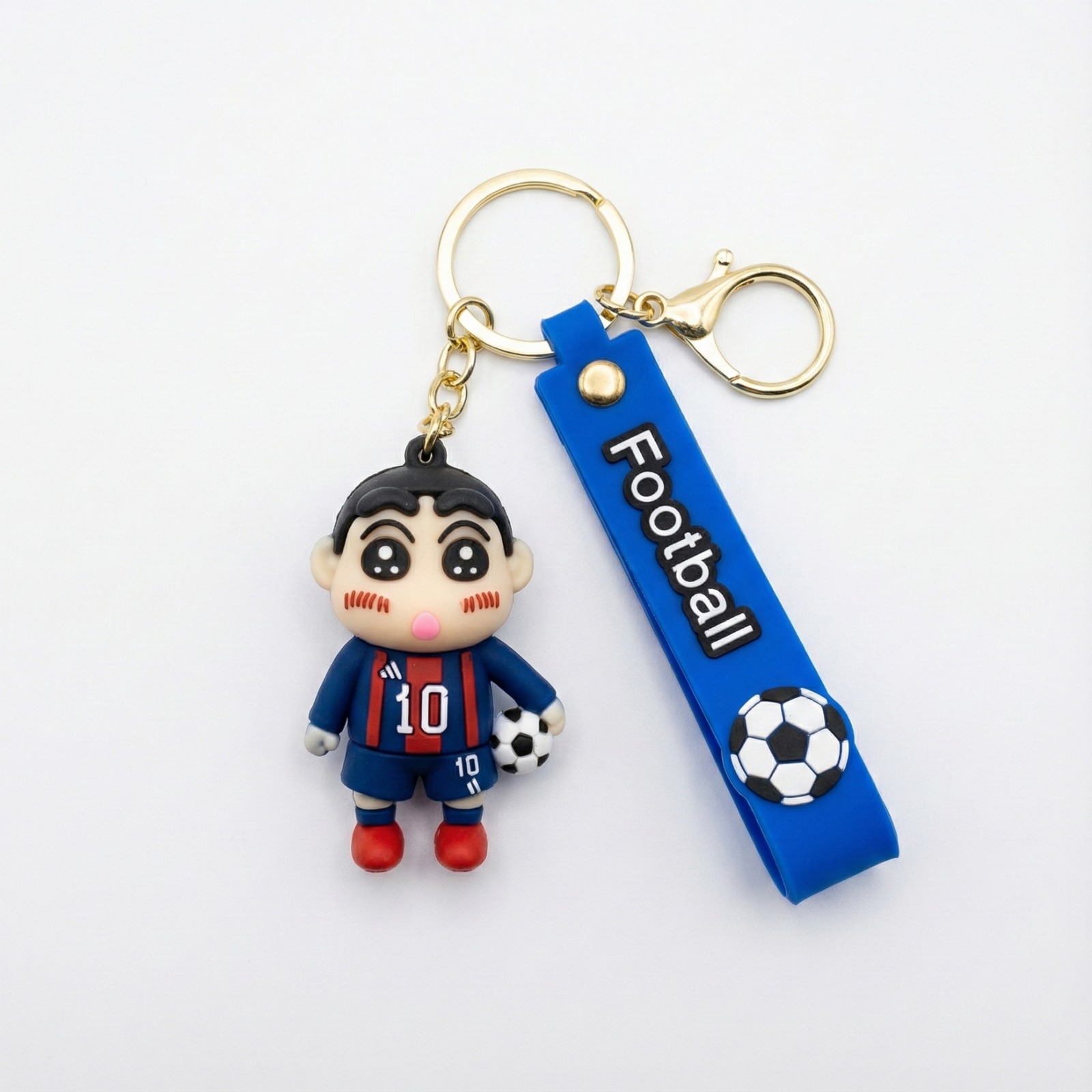 Shinchan Messi Football Keychain