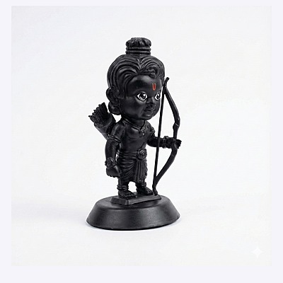 Shri Ram Lalla Figurine Showpiece for Car Dashboard