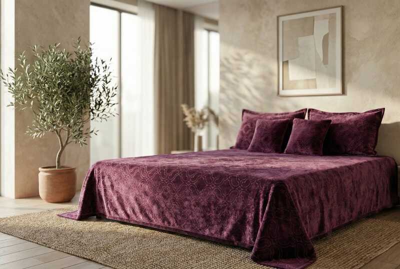 Embrossia Winter bedsheet  5pc