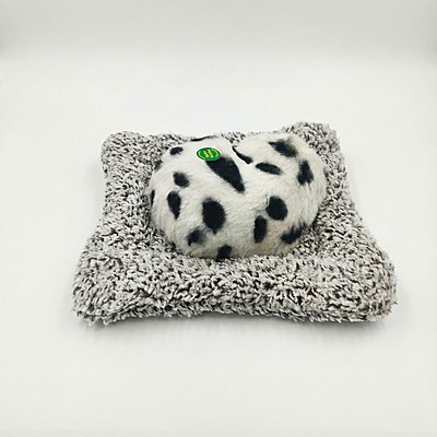 Sleeping Dog On Carpet Silicone Animal Toy for Car Dashboard, Home Decor
