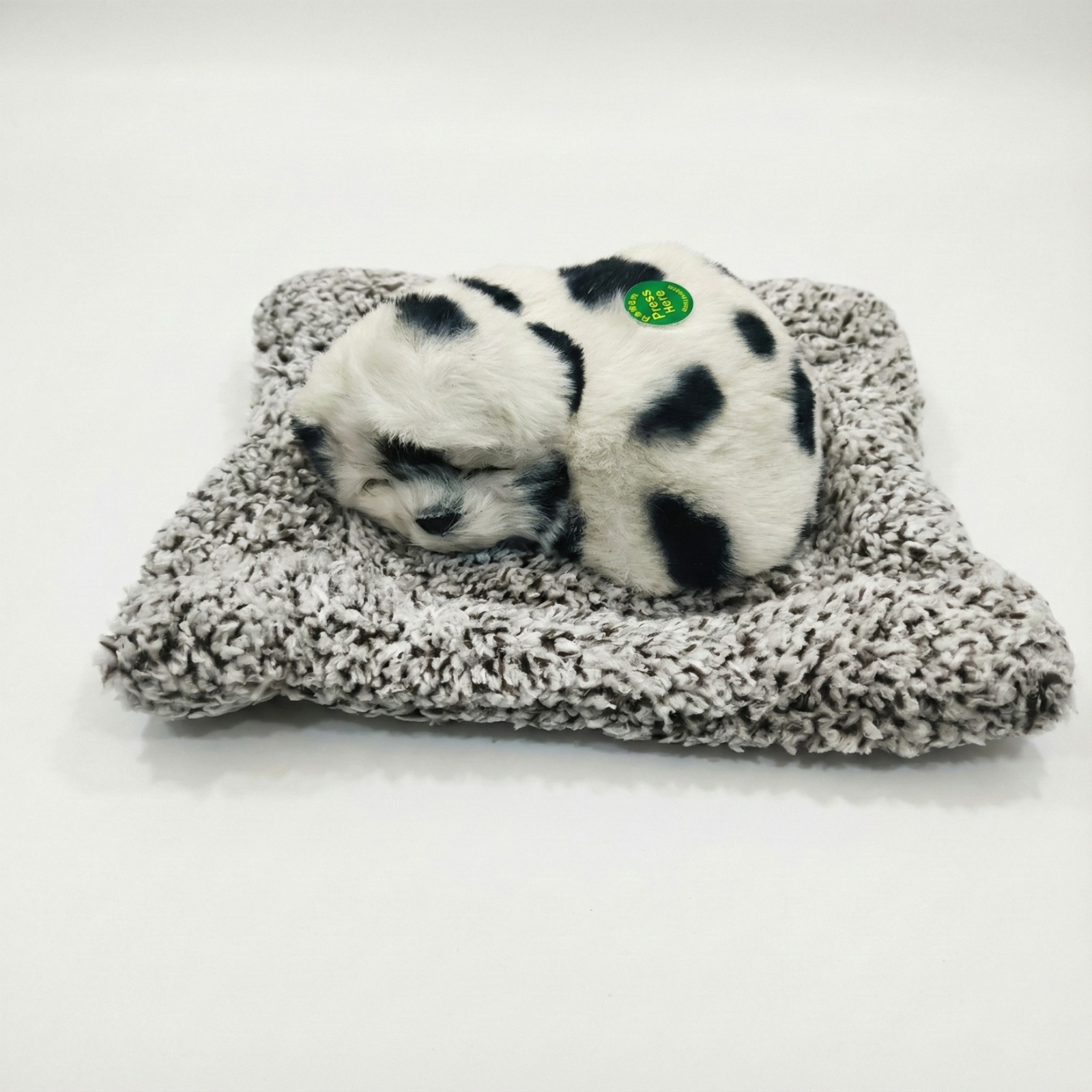 Sleeping Dog On Carpet Silicone Animal Toy for Car Dashboard, Home Decor