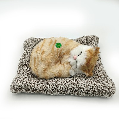 Sleeping Cute Cat for Car Dashboard & Home Decor with Activated Carbon