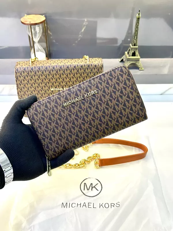 MODEL: MK MICHAEL KORS BROWN LEDIES HAND BAG PREMIUM QUALITY*