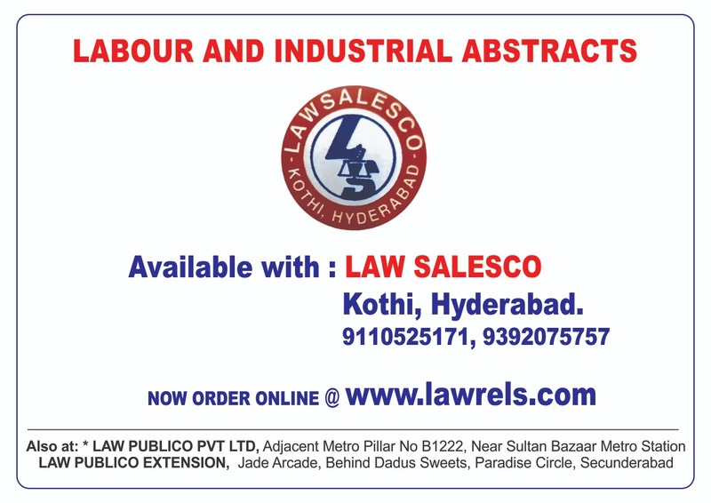 Labour and Industrial Laws Abstracts Combo Charts