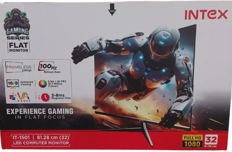INTEX LED MONITOER 32" BLACK FLAT IT-1501