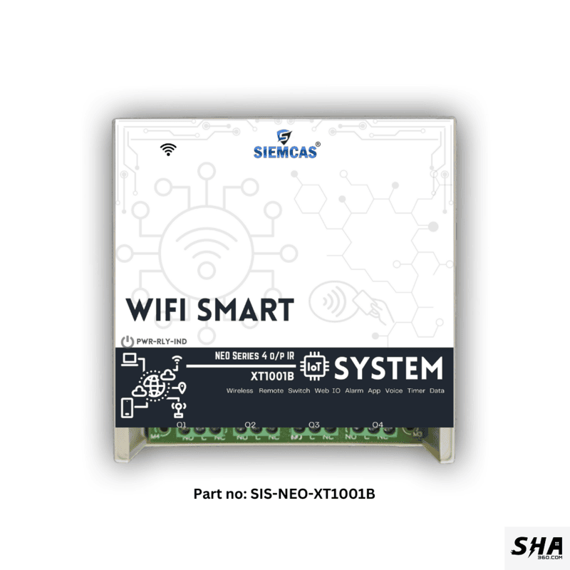 SIEMCAS Wifi Smart NEO Seires Plus IR 4 Channel State Wireless Webserver SHA-SIS-NEO-XT1001B - Sha360 SIEMCAS Wifi Smart NEO Seires Plus IR 4 Channel State Wireless Webserver SHA-SIS-NEO-XT1001B - Sha360