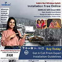 SIEMCAS Wifi Smart NEO Seires Plus IR 4 Channel State Wireless Webserver SHA-SIS-NEO-XT1001B - Sha360