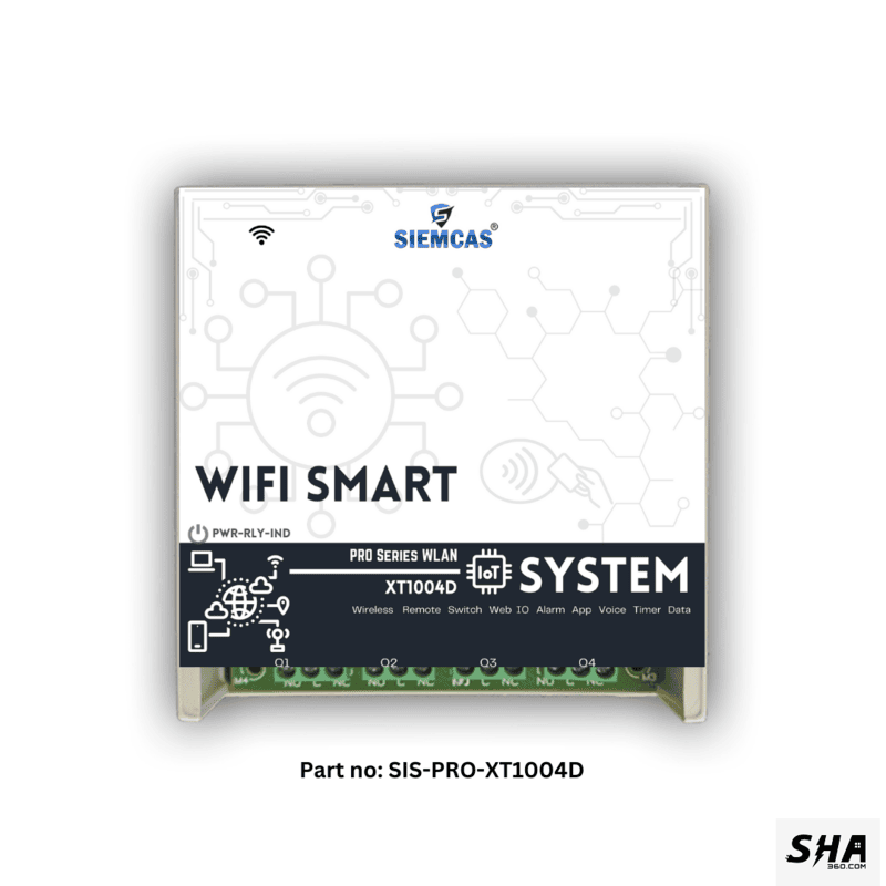 SIEMCAS Wifi Smart PRO Series IR 4 Channel State Wireless WLAN Webserver SHA-SIS-PRO-XT1004D - Sha360 SIEMCAS Wifi Smart PRO Series IR 4 Channel State Wireless WLAN Webserver SHA-SIS-PRO-XT1004D - Sha360