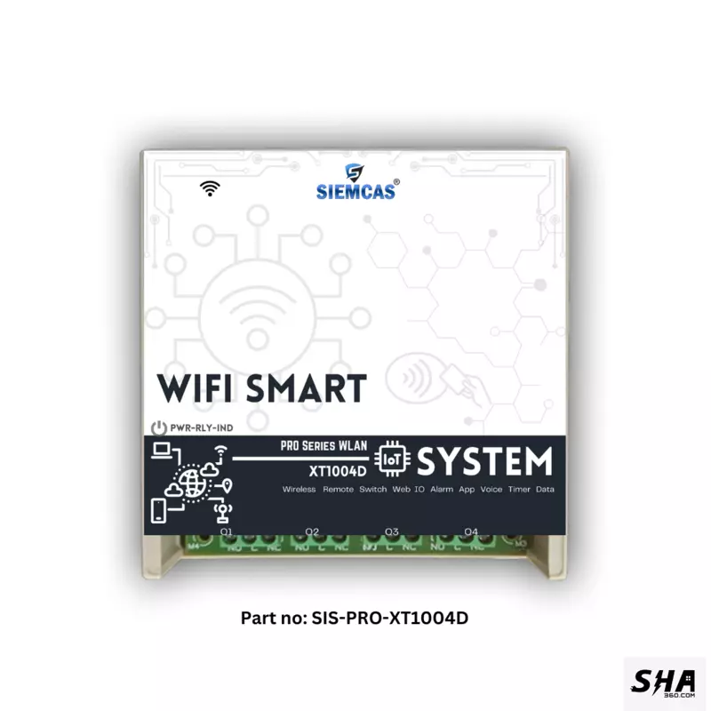 SIEMCAS Wifi Smart PRO Series IR 4 Channel State Wireless WLAN Webserver SHA-SIS-PRO-XT1004D - Sha360