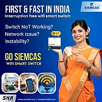 SIEMCAS Wifi Smart PRO Series Flexi 4 Channel IoT Cloud Operation SHA-SIS-PRO-XT1004A - Sha360