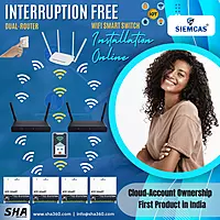 SIEMCAS Wifi Smart PRO Series Flexi 4 Channel IoT Cloud Operation SHA-SIS-PRO-XT1004A - Sha360