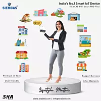 SIEMCAS Wifi Smart PRO Series Flexi 4 Channel IoT Cloud Operation SHA-SIS-PRO-XT1004A - Sha360
