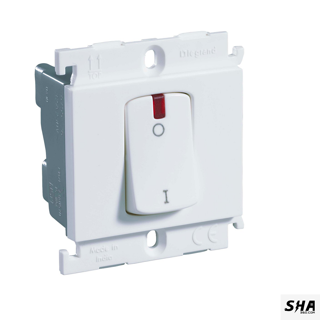 Legrand Mylinc 32A DP Switch with LED indicator 675526 (White) - Sha360 Legrand Mylinc 32A DP Switch with LED indicator 675526 (White) - Sha360