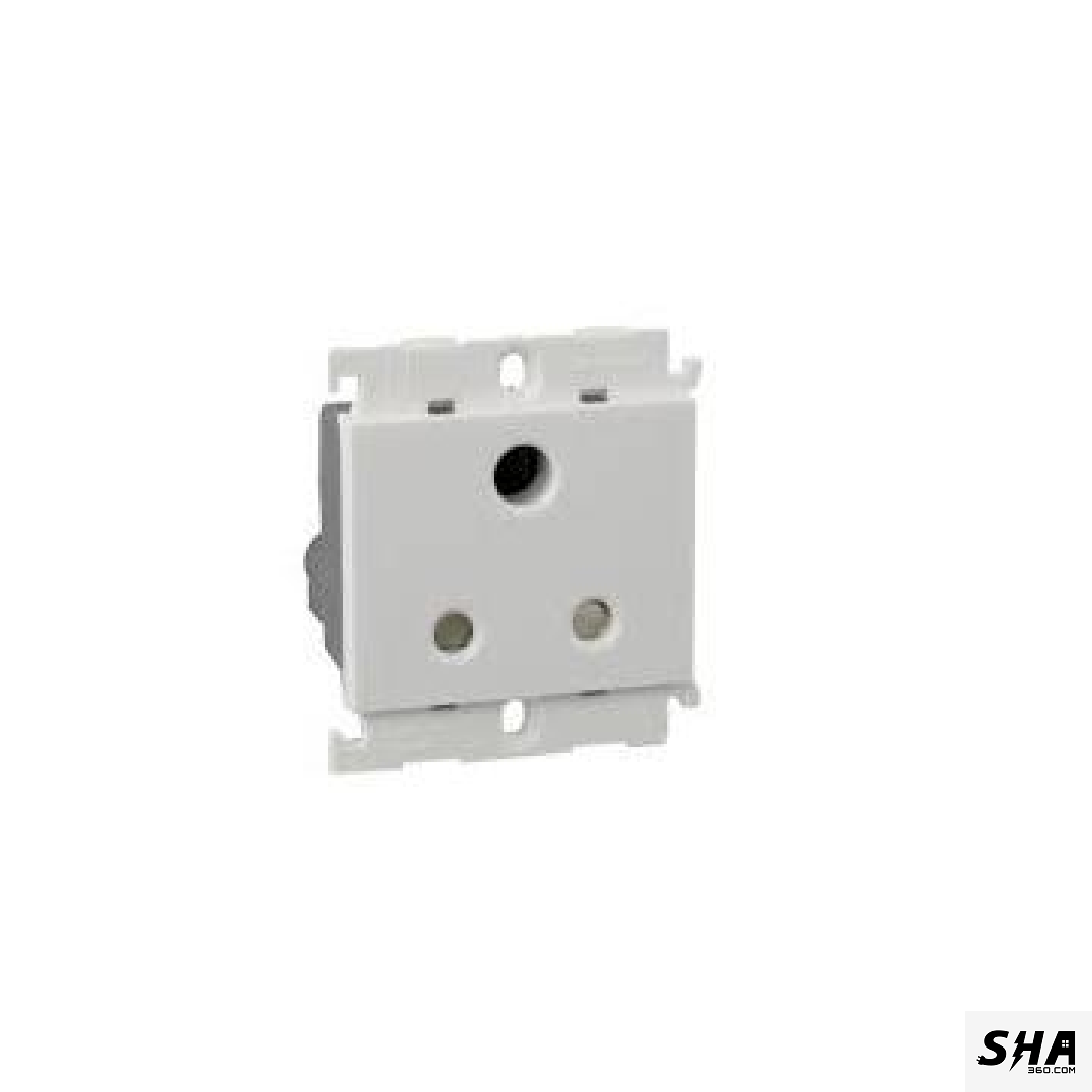 Legrand Mylinc Polycarbonate 6A Socket (White) 6755 51 - Sha360
