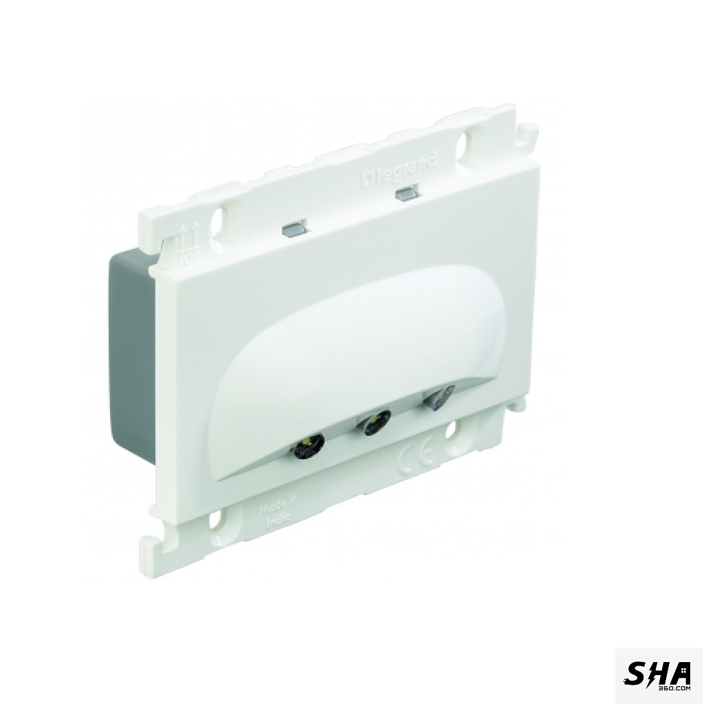 Legrand Mylinc Foot 3 Module Skirting light with LED (White) 675597 - Sha360