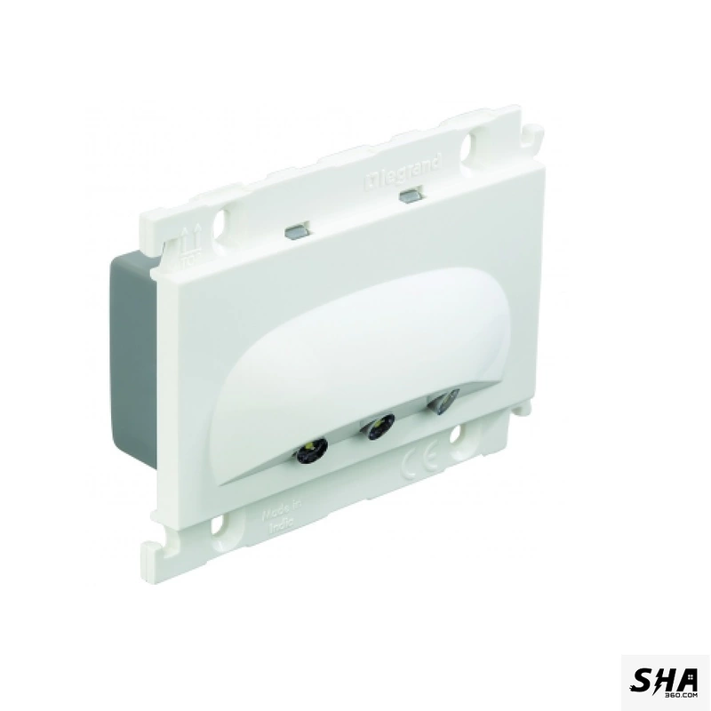 Legrand Mylinc Foot 3 Module Skirting light with LED (White) 675597 - Sha360