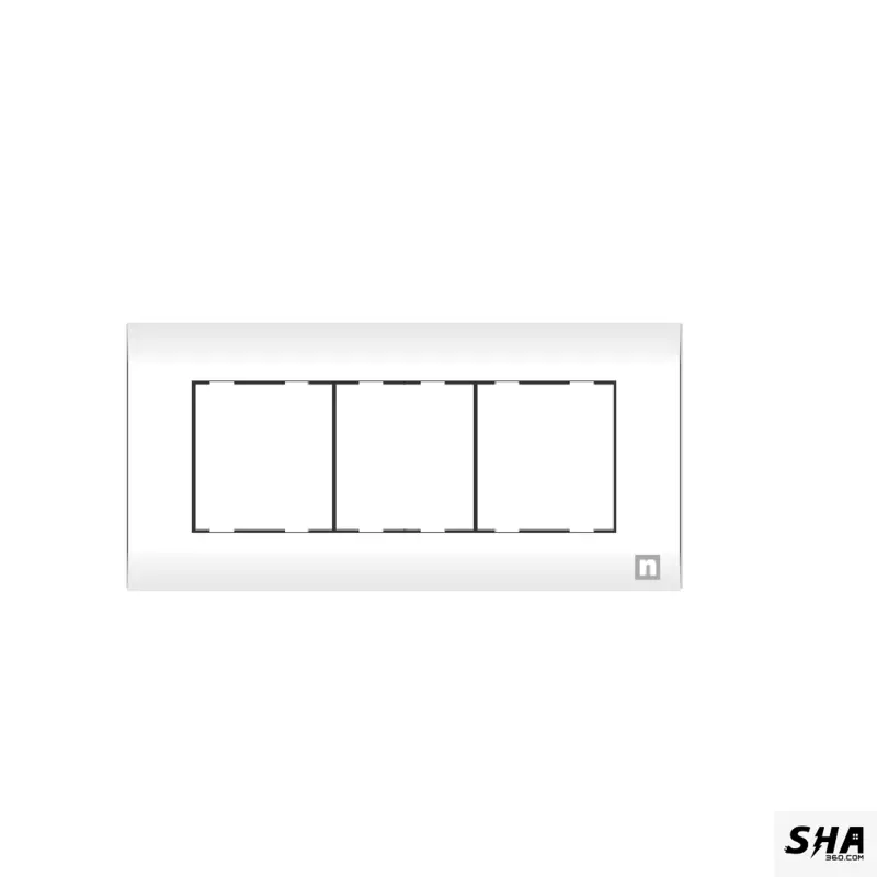 Norwood Cover Plate 6 Module Trendy (White) RR 90054 - Sha360