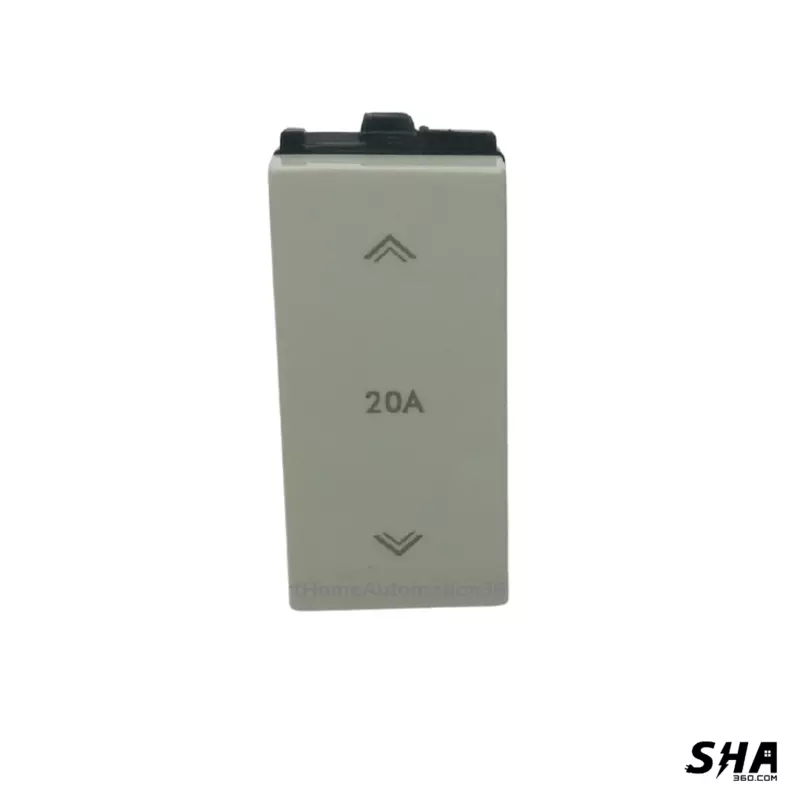 GM Modular G-Nine Genia 16A/20A 2-Way Switch (White) AB 1 211 - Sha360