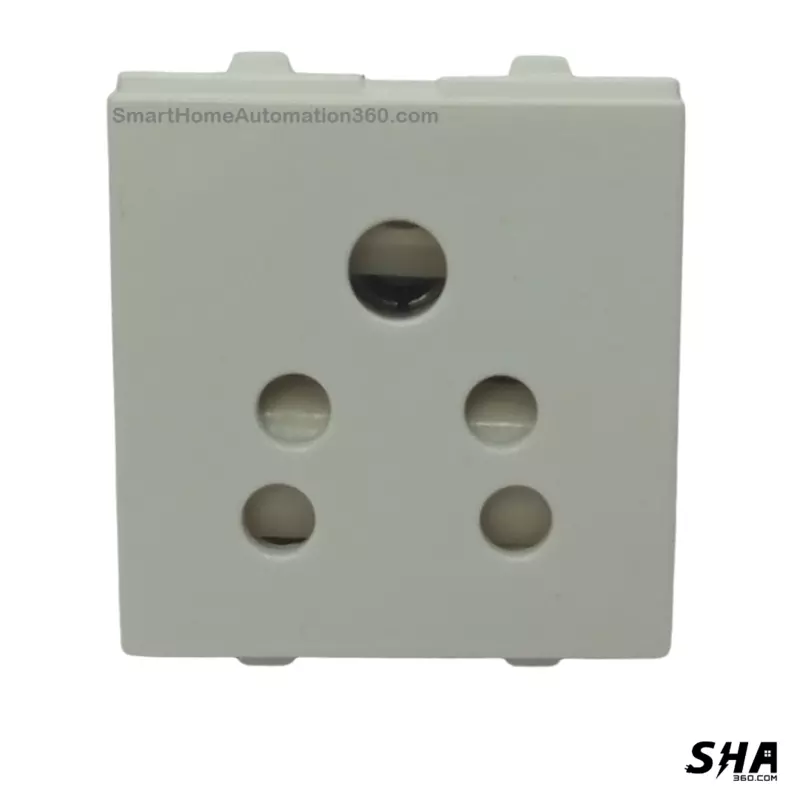 GM Modular G-Nine 6A 2/3 pin Socket (White) AB 2 136 - Sha360