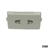 GM Modular G-Nine 6A 2 pin Socket Euro (White) AB 1 028 - Sha360