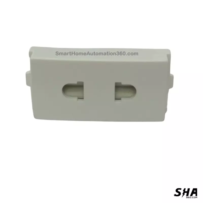 GM Modular G-Nine 6A 2 pin Socket Euro (White) AB 1 028 - Sha360