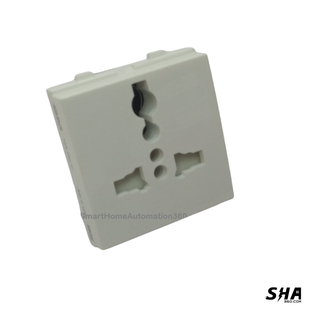 GM Modular G-Nine 13A International Socket (White) AB 2 030 - Sha360 GM Modular G-Nine 13A International Socket (White) AB 2 030 - Sha360