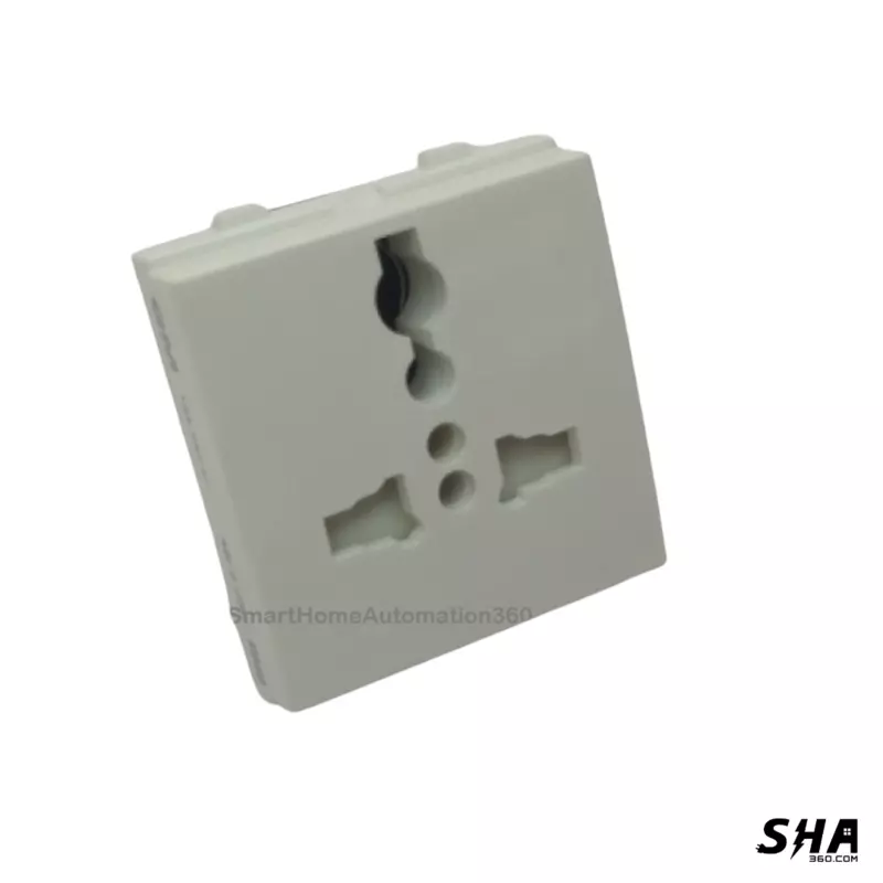 GM Modular G-Nine 13A International Socket (White) AB 2 030 - Sha360
