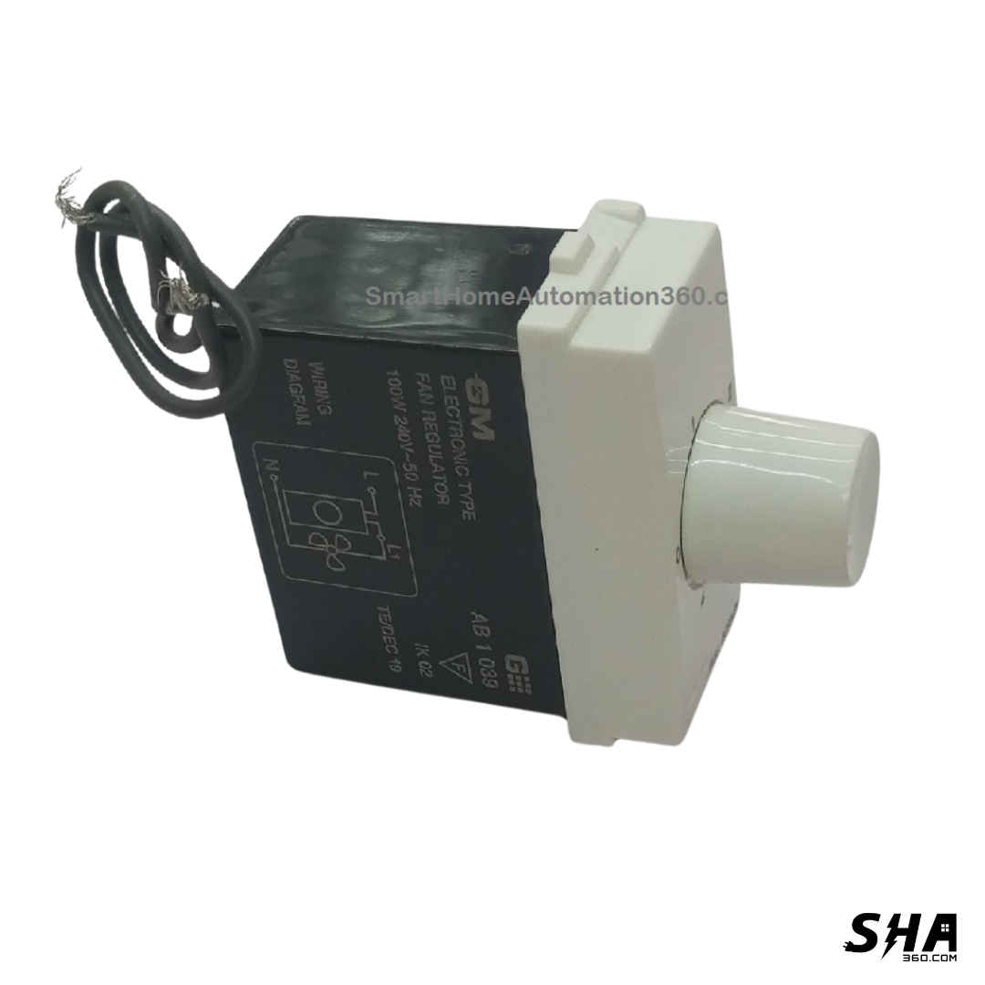 GM Modular G-Nine Fan Regulator 4 Step 1 Module (White) AB 1 039 - Sha360