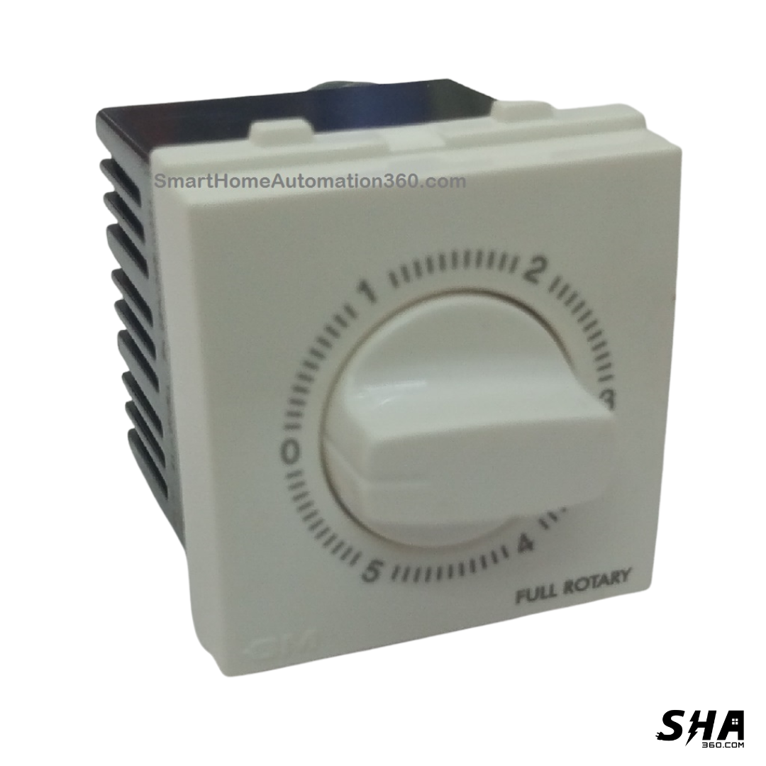 GM Modular G-Nine Fan Regulator 5 Step 2 Module (White) AB 1 041 - Sha360