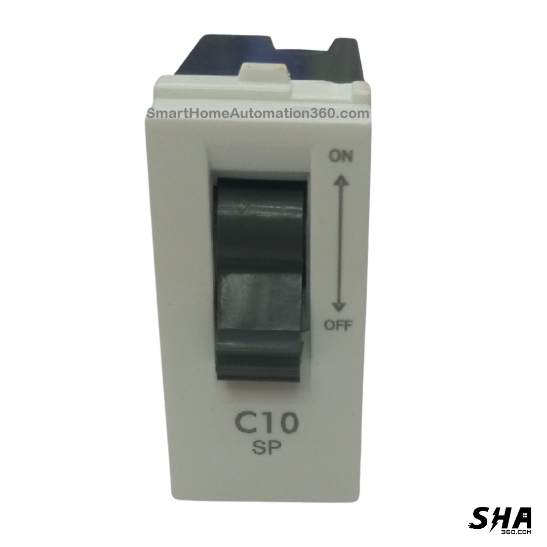 GM Modular G-Nine MCB 10A Modular 1M (White) - AB 1 111 - Sha360