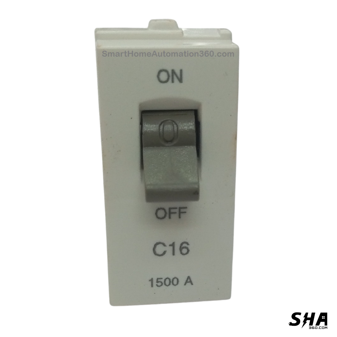 GM Modular G-Nine MCB 16A Modular 1M (White) AB 1 112 - Sha360