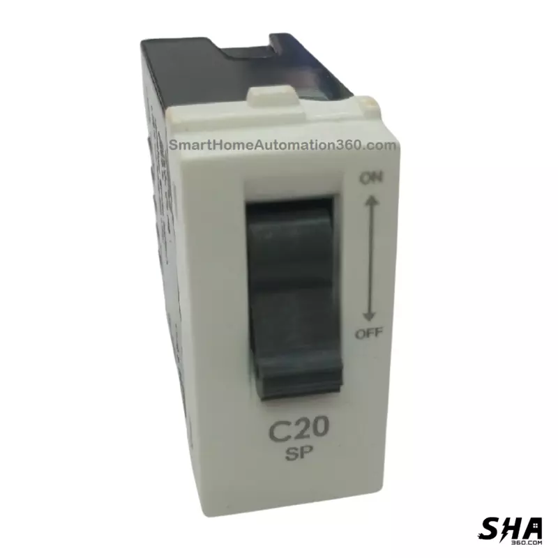 GM Modular G-Nine MCB 20A Modular 1M (White) AB 1 113 - Sha360