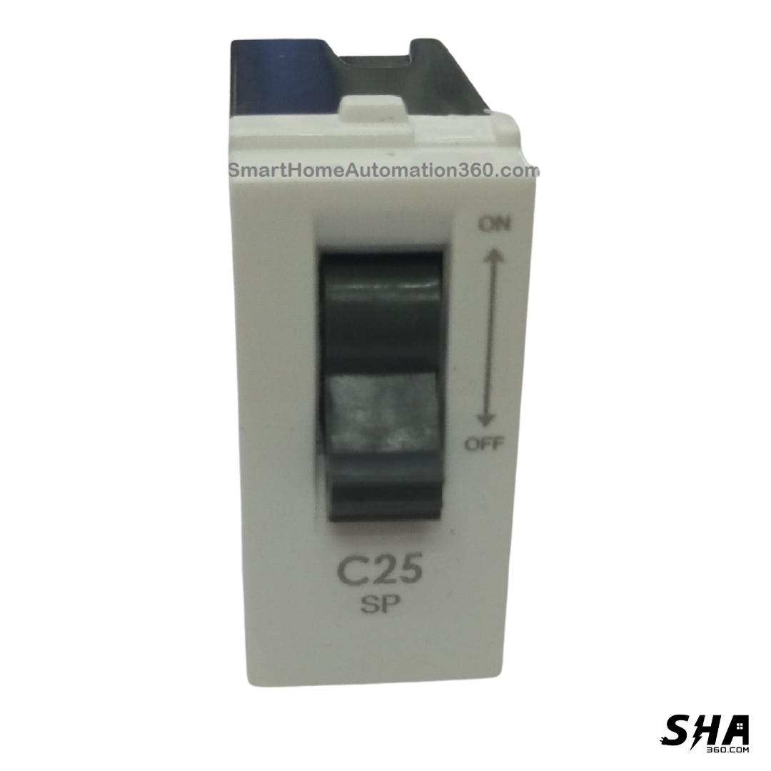 GM Modular G-Nine MCB 25A Modular 1M (White) AB 1 114 - Sha360