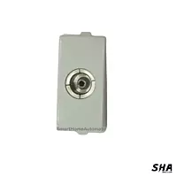 GM Modular G-Nine TV Socket 1 Module (White) AB 1 032 - Sha360