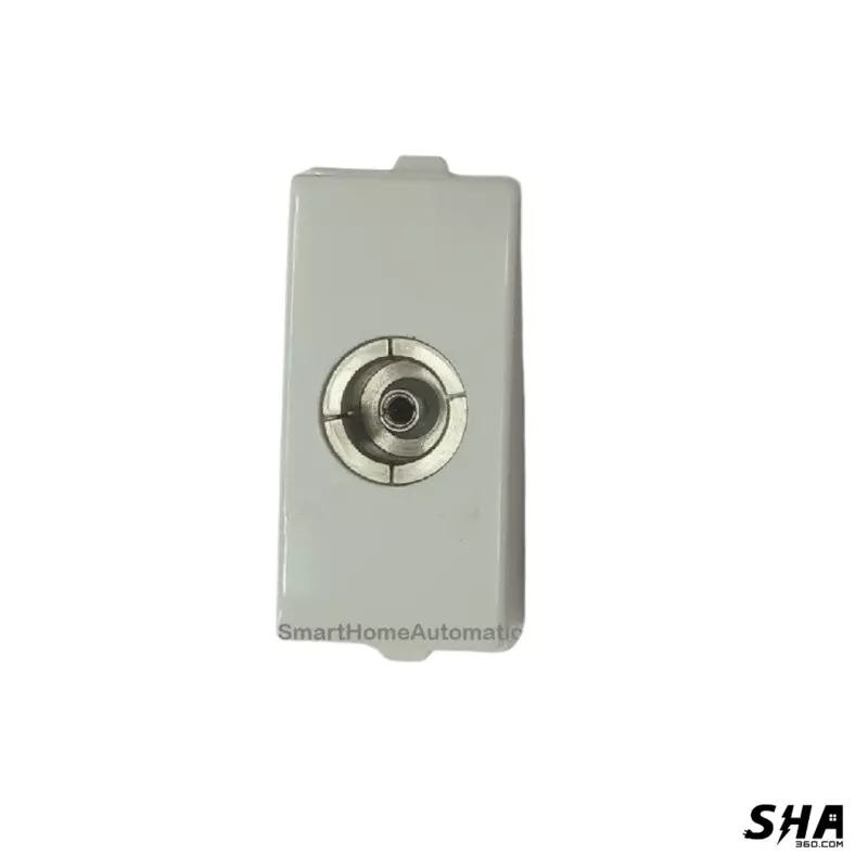 GM Modular G-Nine TV Socket 1 Module (White) AB 1 032 - Sha360