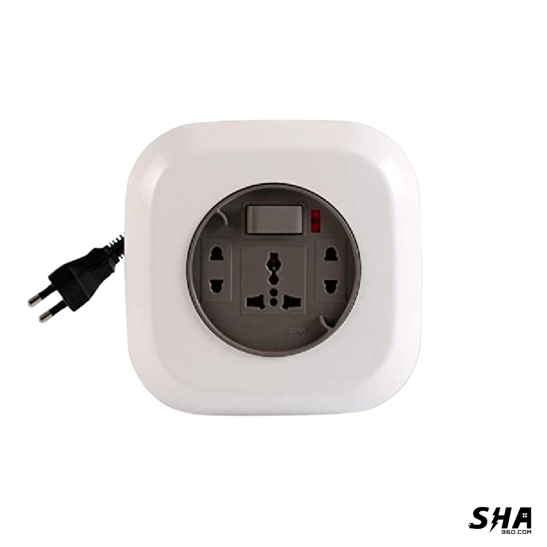 GM Modular GEO 2 Pin Flex Box 4.2 mtrs with indicator and international socket GM 3072 - Sha360