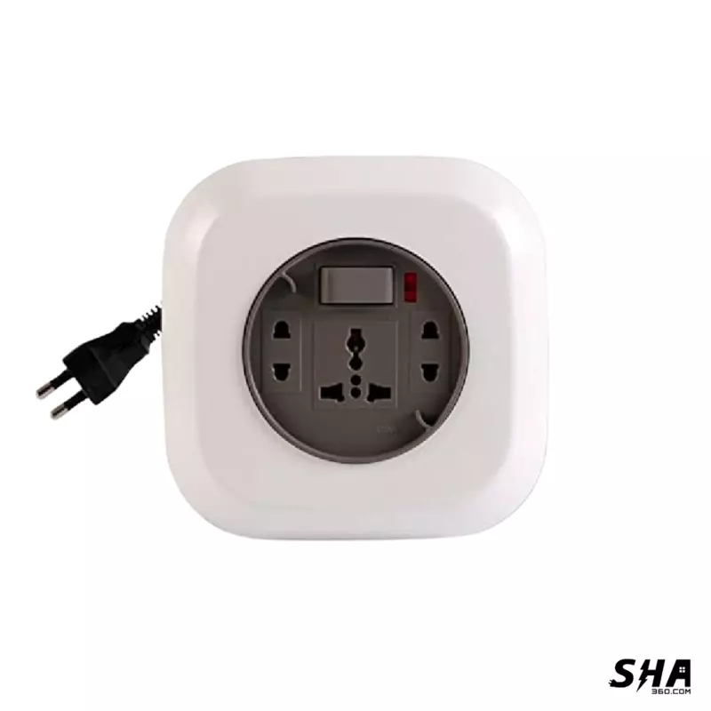 GM Modular GEO 2 Pin Flex Box 4.2 mtrs with indicator and international socket GM 3072 - Sha360