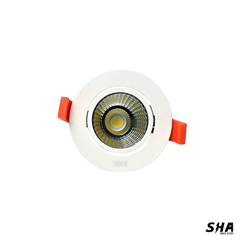 GM Modular G90 - 3 Watt COB Spot Light Round Warm White - Sha360