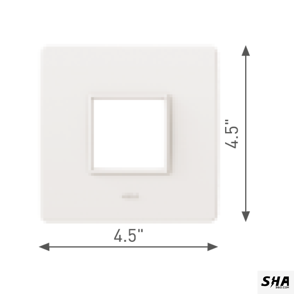 GM Modular G-Nine 2 Module (4x4) Cover Plate (White) - Sha360 GM Modular G-Nine 2 Module (4x4) Cover Plate (White) - Sha360
